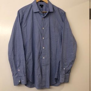 J Crew Blue Plaid Button Up Shirt